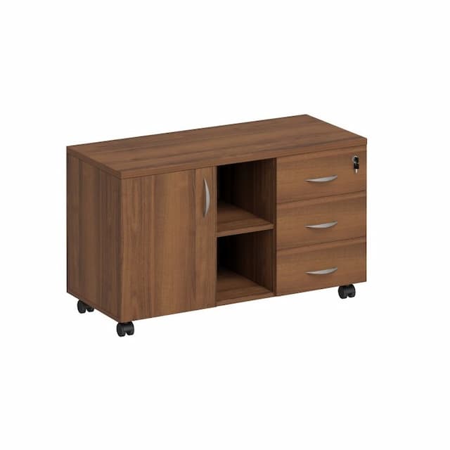 Тумба сервисная с ящиками Юнитекс Комфорт КФ К.305 ОФ (105x45x62) французский орех