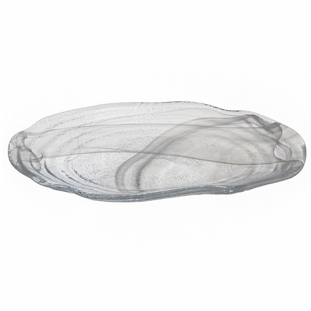 Тарелка овальная ARDACAM Fenice ARD 2059.2 30x14,5 см h 3 см (стекло, цвет / декор белый) 