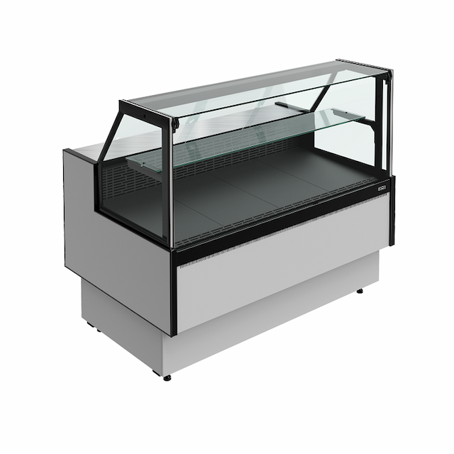 Витрина холодильная Carboma PRAIA 2 GC85 SM 1,5-1 с боковинами 9006-9005