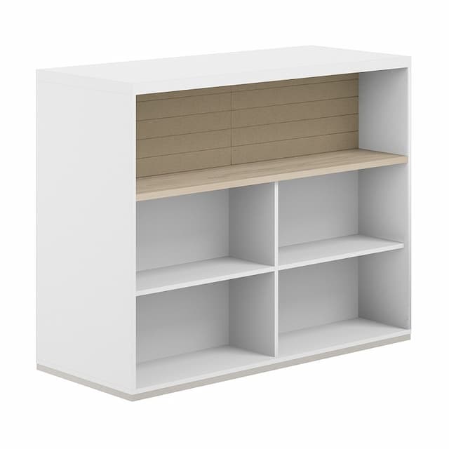 Стеллаж-комбо 1438 двухсторонний Norden Allegro AG.255.201.665.BG с топом и экраном тканевым высоким