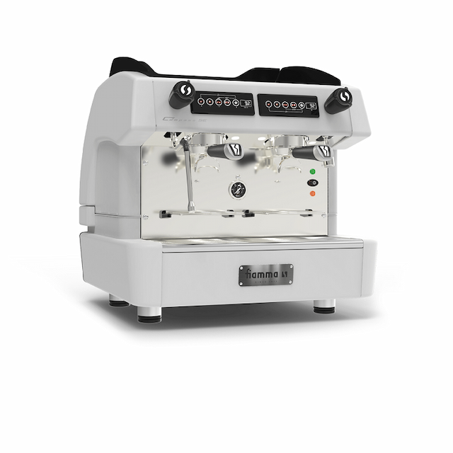 Кофемашина FIAMMA COMPASS 2 SE COMPACT TC WHITE (автомат, компакт, 2 группы)