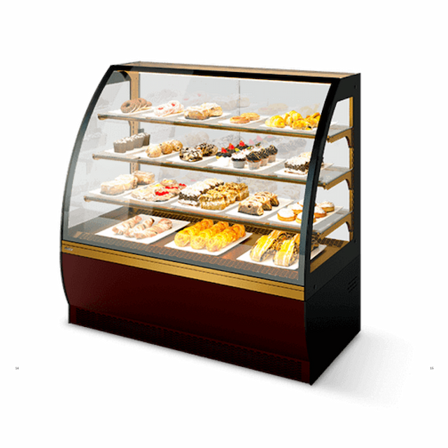Витрина кондитерская Chilz Vete 90 ВК198 (шоколад/золотой глянец)