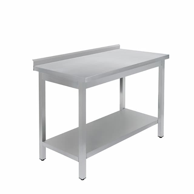 Стол универсальный Luxstahl СПУ-13/6 со сплошной полкой нерж